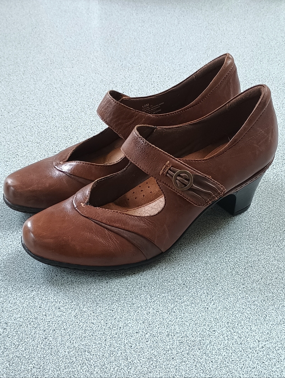 Cobb Hill Women’s Brown Mary Jane Shoes (10M)